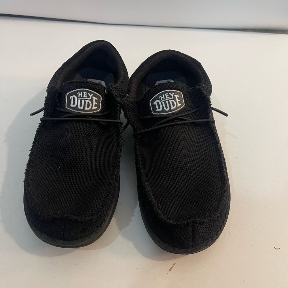 Hey Dude Men's Black Slip-On Loafers